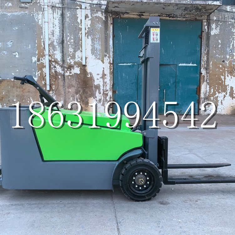 双柏县小型电动叉车1吨2吨步行站驾式电瓶堆高充电装卸车液压升降车铲车